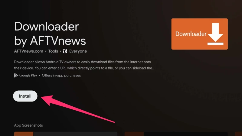 downloader para Chromecast